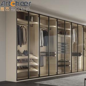 Quality Aluminium Profile Walk In Wardrobe Closet The Ideal Choice for Modern Bedroom Furniture Design wholesale