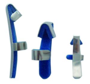 Quality Bendable Padded Medical Finger Splint Baseball Finger Immobilizer Splint wholesale