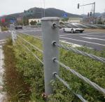 Wire Rope Barrier Fences Safety Road Barriers Galvanized Powder Coated