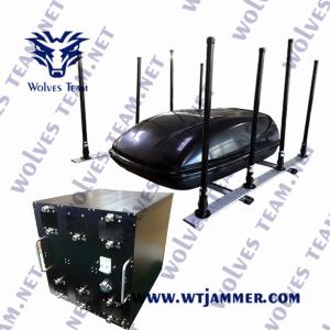 Quality Waterproof 1300Watt Vehicle Signal Jammer Full Band Radio Frequency wholesale