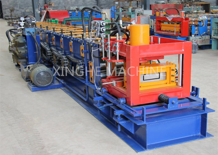 Corrugated Iron Purlin Roll Forming Machine For Making Stadium Roof Sheet