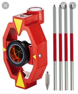 Quality 0.8kg Metal Total Station Accessories Reflective Prism wholesale