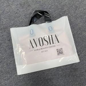 Quality Custom Logo Printed Large Capacity Plastic Bags With Handles For Shopping wholesale