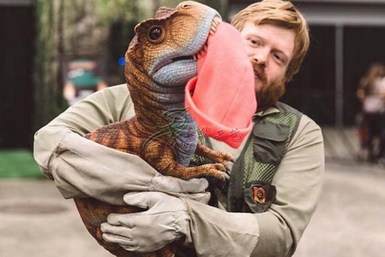 Attractive Realistic Dinosaur Puppet , Realistic Baby Dinosaur Puppet