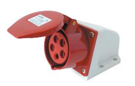 IP44 220V 230V Industrial Power Sockets Waterproof 16A 5 Pin Industrial Socket