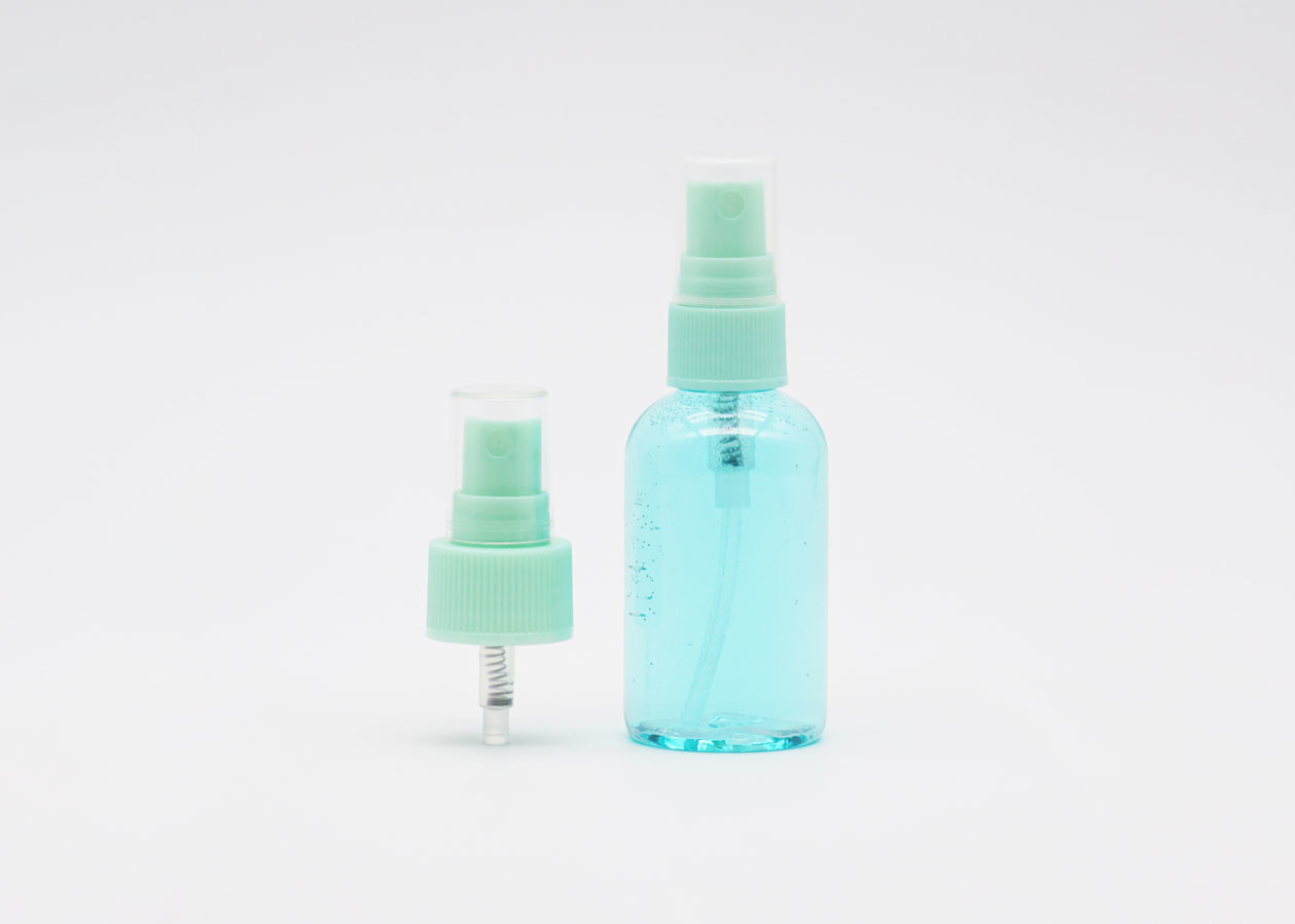 Transparent Reusable Empty Mist Spray Bottles 60ml Leakproof