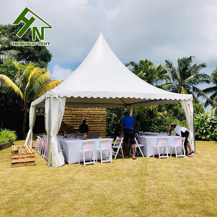 Aluminum Alloy Frame Party Pagoda Event Tent White Color
