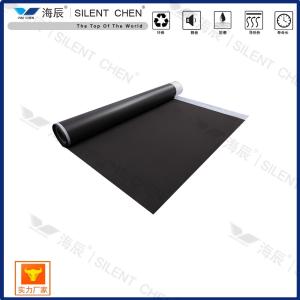 Quality LVT SPC Black Sound Barrier Floor IXPE Foam Underlay 1.5mm Thickness wholesale