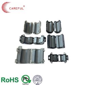 Quality Careful Direct Sales 10pcs Free Sample Hot Sale High Frequency Ni-Zn Ferrite 13mm Cable Ferrite Snap On Split Core wholesale