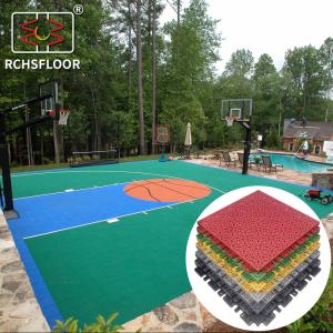 Quality Tennis Volleyball court Interlocking Floor Tiles 18mm Polypropylene Floor Tiles wholesale