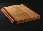 504 Gram Solid Wooden Shield Plaque Lightweight Student Awards Of Final