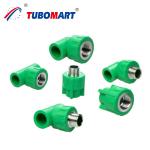 Customized PPR Pipe Connection Fittings Plastic Pipe Connectors ISO9001 ISO14001
