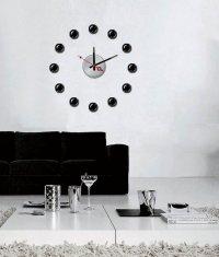 New Design Vinyl Wall Sticker Clock 10A021 Flower Wall Decoration