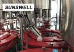 Aluminum Automatic Liquid Filling Sealing Machine Fabricated Of Stainless Steel