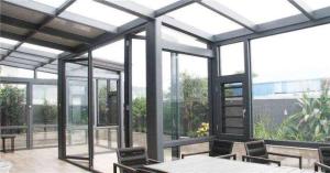 Quality High End Garden Aluminum Sun Room , Powder Coated Aluminium Glass House wholesale