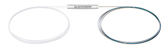 Singlemode 1x4 Fiber Splitter , FTTH Plc Optical Splitter no connector 1