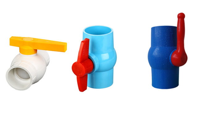 Male Female Thread Valve Plastic PVC F/M Valve Octagonal Irrigation Ball Valve
