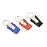Buy cheap Souvenir Personalised Leather Keyring Laser Engraving Matt Nickel Finished from wholesalers