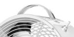 White SAA Retro Electric Fan 20cm 2 Speed 4 Aluminium Blade For Australia Market
