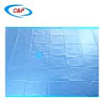 Medical Consumables Disposable PP PE Dental Implant Drapes Blue
