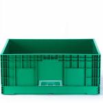 Customized 800x600x340mm EU Tooling Storage Container Collapsible Moving Plastic