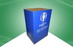 Print Recylable Cardboard Dump Bins Retail Display Bins Assemble