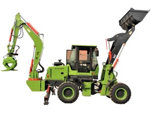 Quality China Backhoe maufacturer best price 4x4 4WD backhoe with gripper wholesale