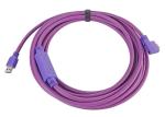 A Male to Micro B Male Thumbscrew Locking USB3 Vision Cable 5M