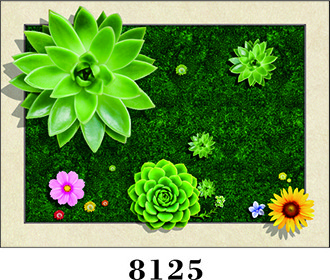 Beasutiful flowers 3D lenticular Picture 5D Images for Home Decoration