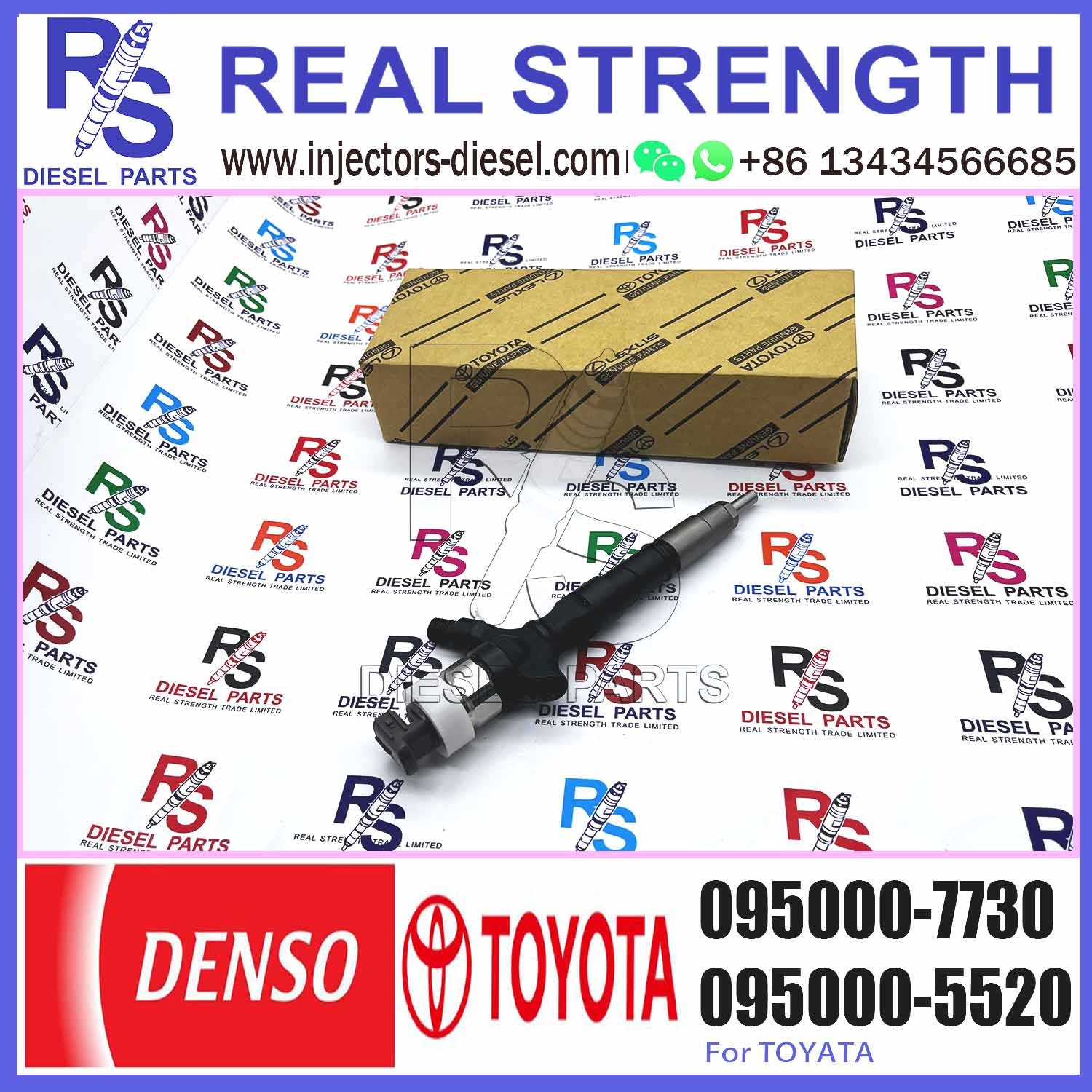 High Quality Den-so Diesel Fuel Injector 095000 7730 0950007730 23670-39135 for Toyota Daihatsu Delta 1KD-FTV 095000-773