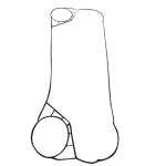 Plastic Heat Exchanger Gasket Replacement GEA Gasket Sealing