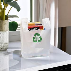 Quality PLA Compostable Biodegradable Cellulose Bags Tshirt For Supermarket wholesale
