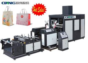 Quality Laminated PP Non Woven Box Bag Making Machine High Output 50 pcs / min wholesale
