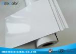 Single Side Inkjet Printing Cast Coated Paper , White Large Format Glossy