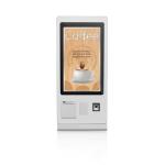 Touch Fast Food Self Ordering Kiosk 32 Inch Floor Standing