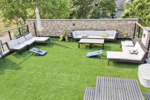 Quality Garden Artificial 35mm Grass Turf Natural Looking Synthetic Turf wholesale