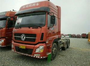 Quality Dongfeng EURO V Used Tractor Truck 7560×2500×3030mm LNG/CNG Fuel Type wholesale