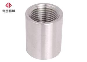 Quality Oiled Stainless Steel Threaded Rebar Coupler Non Alloy Quick Coupling wholesale