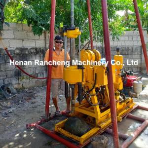 Quality 130m / 150m / 200m Depth Small Borehole Drilling Rig With 18T Rated Load wholesale