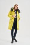 FODARLLOY Women's Winter Down Coats Jacket Red Women's Zipper Slim Hooded Coat