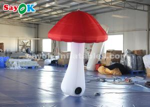 Quality 2.5m Height Inflatable Lighting Decoration Blow Up Mushroom For Events wholesale
