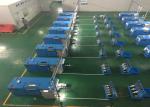 Sky Blue Copper Wire Twisting Machine , Touch Screen Operation