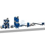 Customized Dry Mix Mortar Plant Fuel Electronic Weighing System Twin Shaft