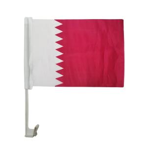 Quality National Auto Vehicle Window Flags Customized Sublimated Printing wholesale