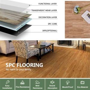 Quality Matte Luxury SPC Flooring Soundproof Stone Plastic Composite Flooring wholesale