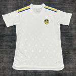 White Polyester Soccer Fan Version Jersey Long Lasting