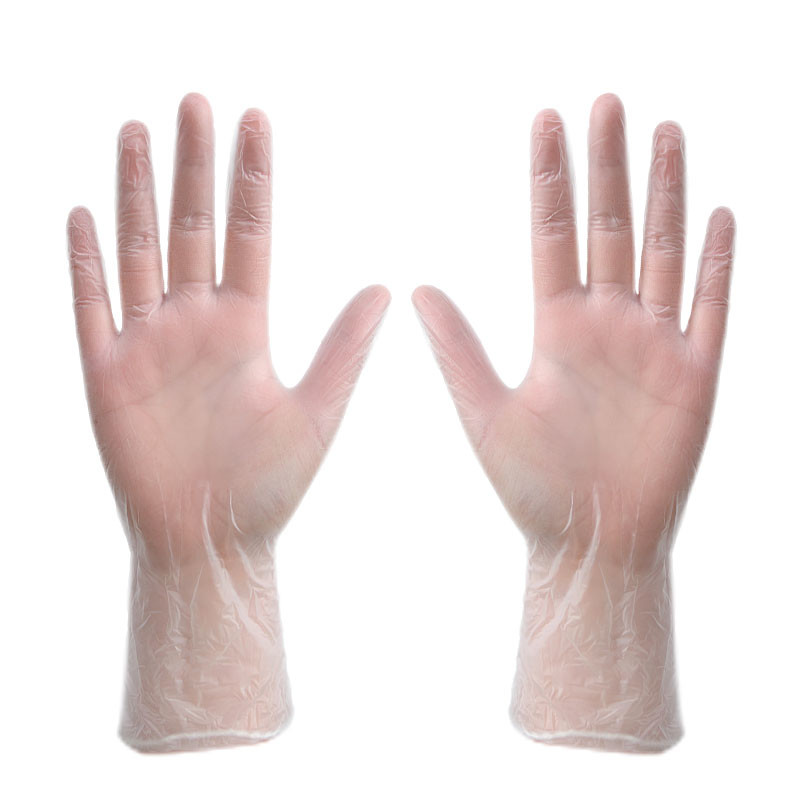 100 Pieces Civil Use 140g PVC Powder Free Disposable Gloves
