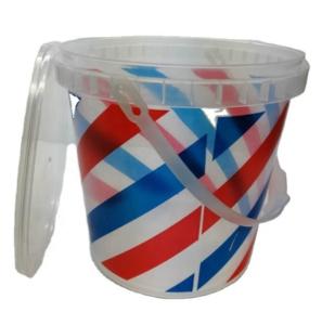 Quality 2.2 L Food Grade Pp Customize Logo Oversize Plastic Empty Ice Cream Cups With Lids wholesale