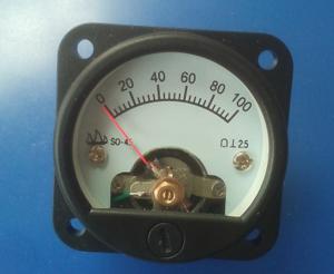 Quality SO-45 100MV High Voltage Panel Meter , VU Power Meter 31mm*31mm Mounting Screw Hole Distance wholesale