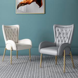 Quality Banquet Stainless Steel Luxury Dining Chair With Leather Seat wholesale